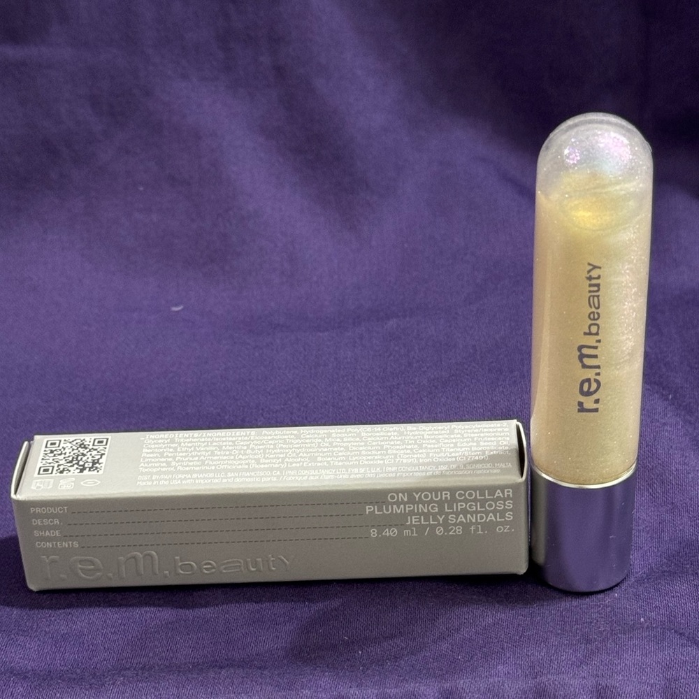 REM Beauty On Your Collar Plumping Lip Gloss in Jelly Sandals